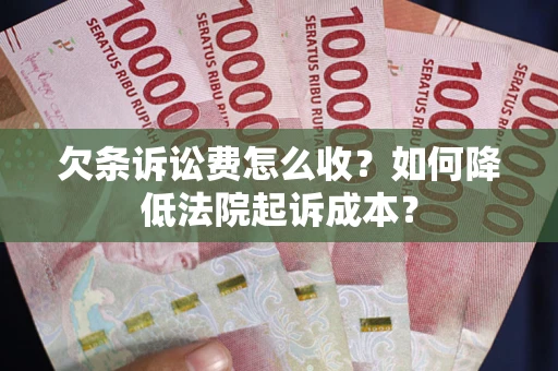济南欠条诉讼费怎么收？如何降低法院起诉成本？
